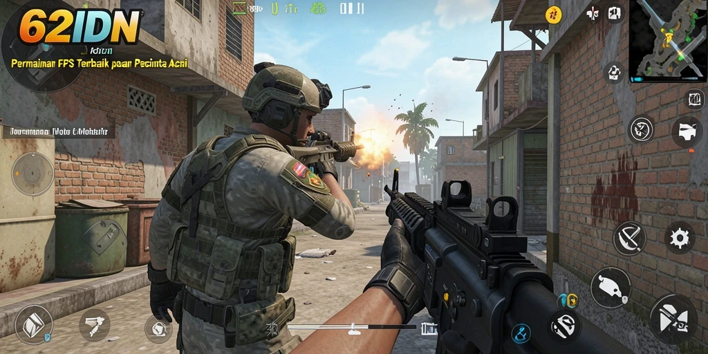 Screenshot 62IDN menunjukkan aksi menembak yang mendebarkan dalam gameplay.
