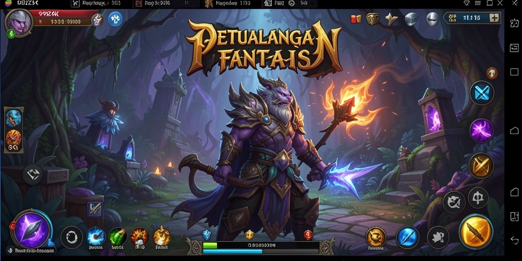 Tampilan gameplay 99ZK yang epik dengan aksi seru.
