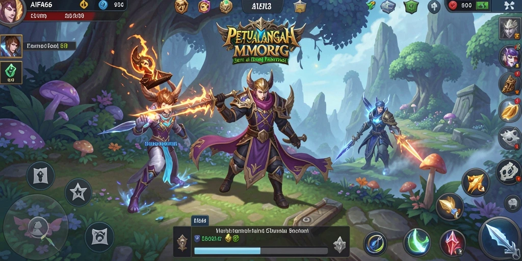 Tampilan gameplay AIFA66 yang mendebarkan dalam dunia MMORPG.