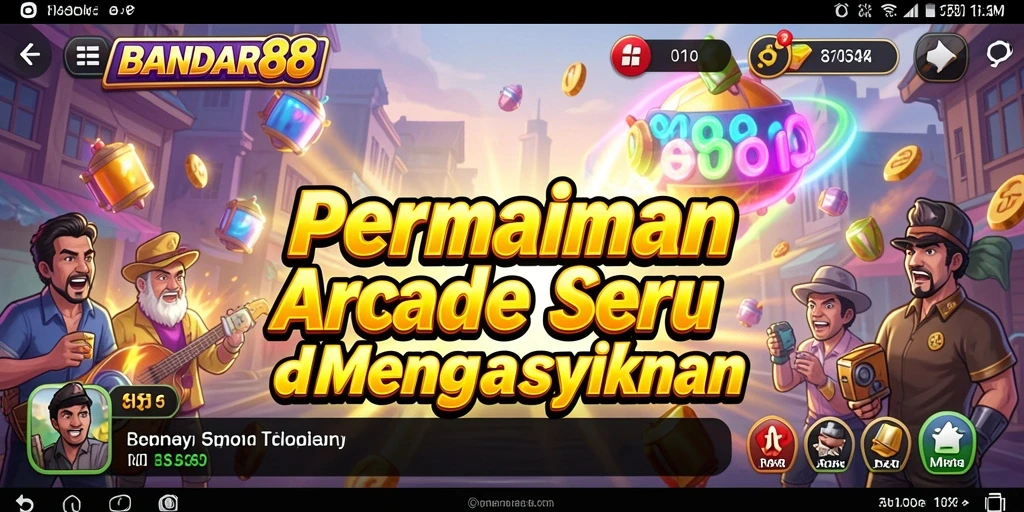 Tampilan dinamis dan seru saat bermain BANDAR88.