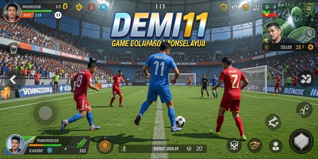 Tampilan gameplay menarik dari DEMI11 dengan berbagai pilihan olahraga.