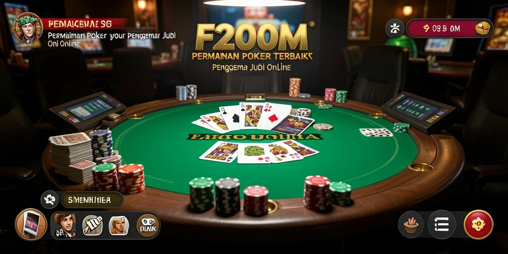 Tampilan gameplay yang menarik dan mendebarkan di F200M.