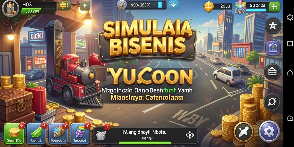 Tampilan gameplay H03 yang menarik dalam simulasi bisnis Tycoon.