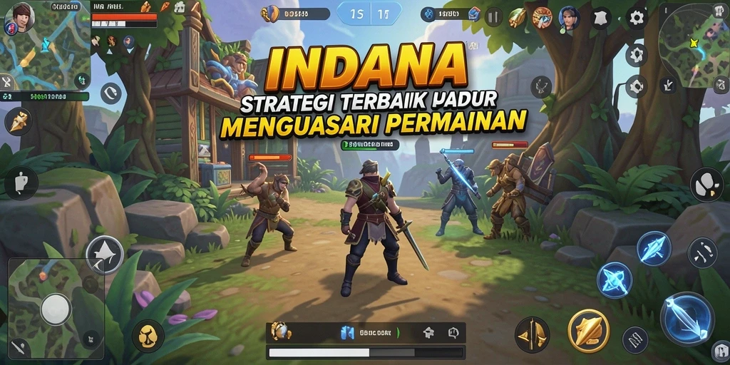 Tampilan gameplay INDAAA yang menantang dan strategis.