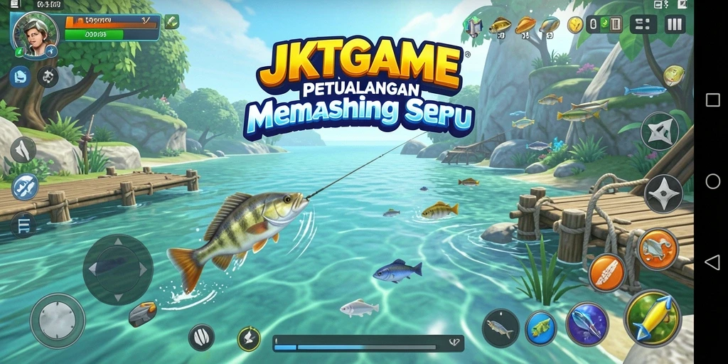 Tangkapan ikan di JKTGAME yang menakjubkan dan penuh warna.
