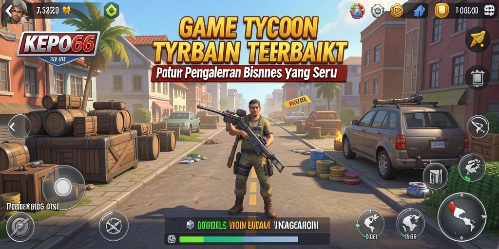 Screenshot gameplay KEPO66 yang menampilkan simulasi bisnis yang mengasyikkan.