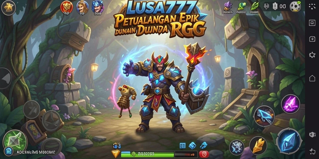 Gameplay mendebarkan dari LUSA777 menampilkan aksi RPG yang intens.