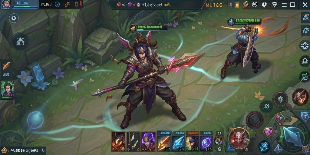 Tampilan gameplay MLBB8 dengan aksi strategi yang mendebarkan.