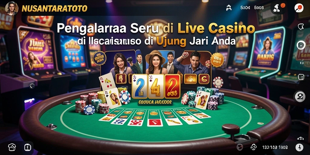 Gameplay Live Casino yang menarik di NUSANTARATOTO.