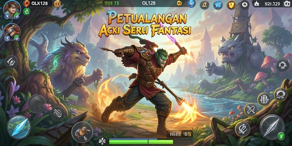Screenshot menampilkan aksi seru karakter dalam gameplay ARPG.