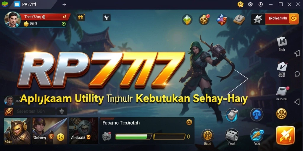 Tampilan antarmuka RP777 yang sederhana dan mudah dinavigasi.