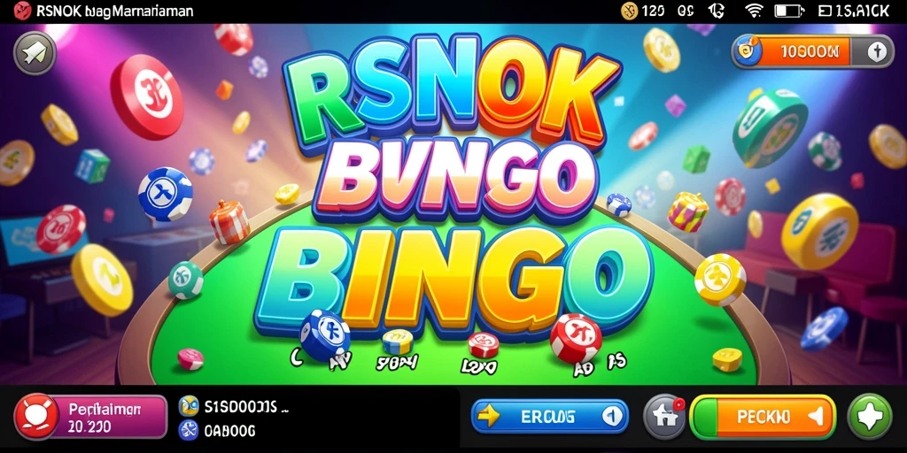 Tampilan utama game RSNOK menampilkan keseruan Bingo.