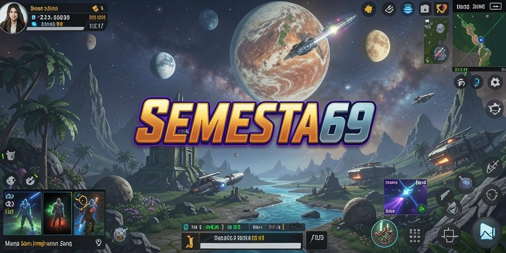 Tampilan gameplay SEMESTA69 yang menarik dalam dunia Simulation.