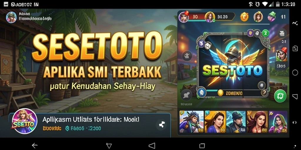 Tampilan antarmuka SESETOTO yang modern dan mudah digunakan.