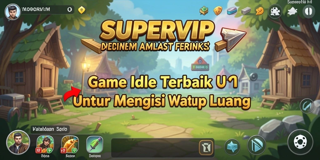 Tampilan gameplay SUPERVIP yang menarik dan interaktif.
