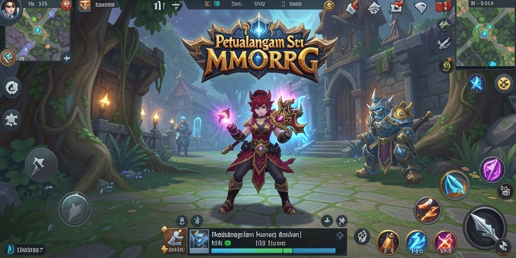 Screenshot T6 menampilkan pertempuran seru dalam dunia MMORPG.