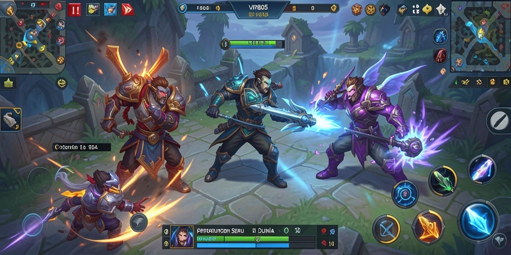 Gameplay hebat di VIP805 dengan pertarungan seru dan strategi mendalam.